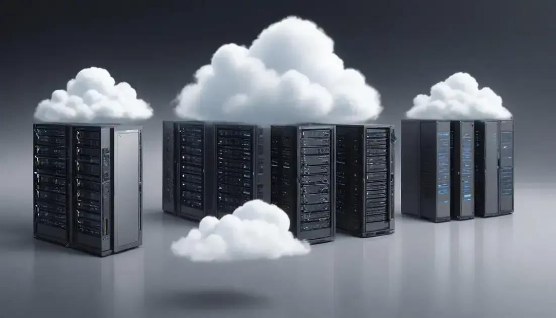 Comparação entre servidores cloud e físicos